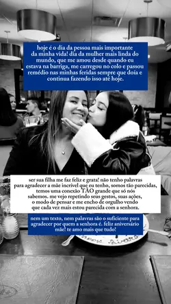 Aniversário mãe 