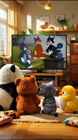 Animals Watching TV