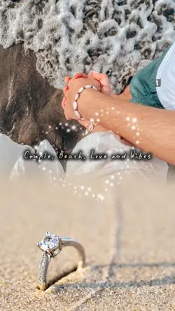 Beach couple vibes