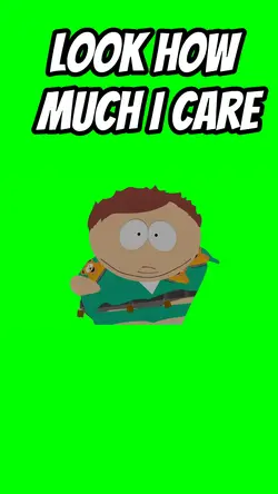 Look how much I care