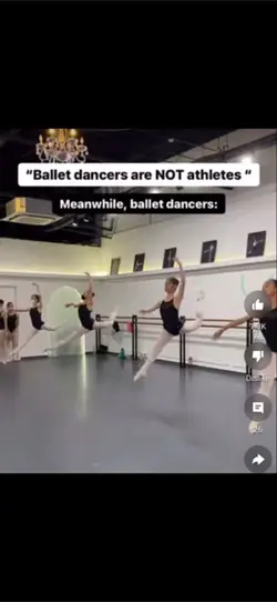 Dancers are athletes