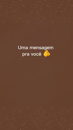 Uma mensagem 
