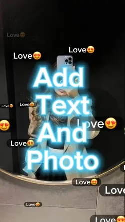 Add text and photo 