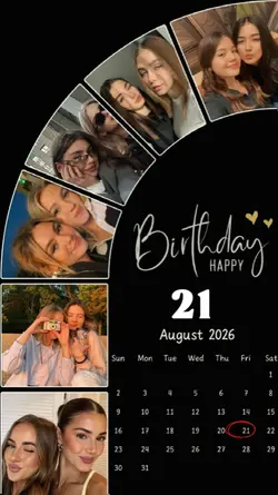 BIRTHDAY 21 AUGUST