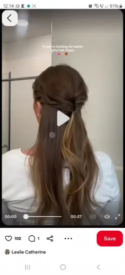your girly hairstyle
