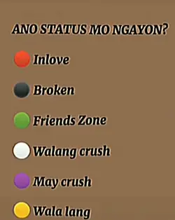 anong status mo?