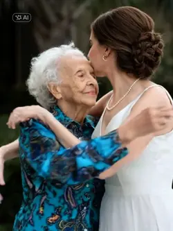 HUG WITH GRANDMA 