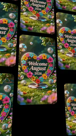 Welcome August 2026