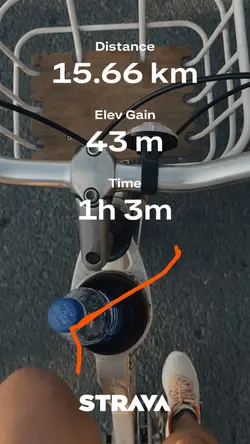 Strava đạp xe