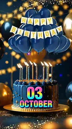 Birthday 3 OCTOBER