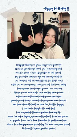 birthday to my love