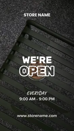 WE ARE OPEN