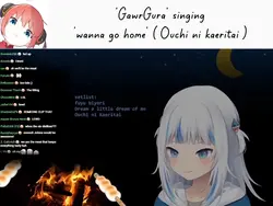 gawrgura singing