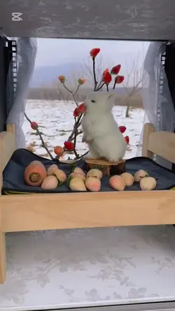 Cute pets rabbit 