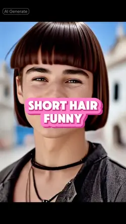 funny Short hair