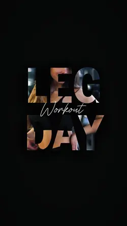 Leg day workout