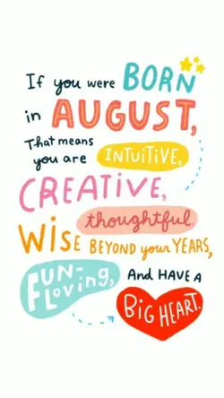 August birthday 