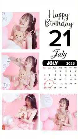 birthday 21 July 