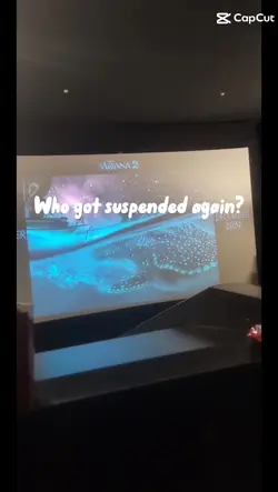 IM SUSPENDED!! YAYYY