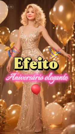 Aniversário elegante
