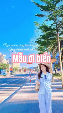 Mẫu đi biển đẹp