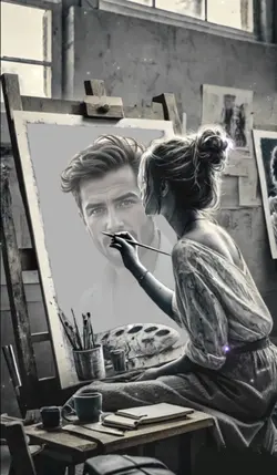 Drawing pictures 