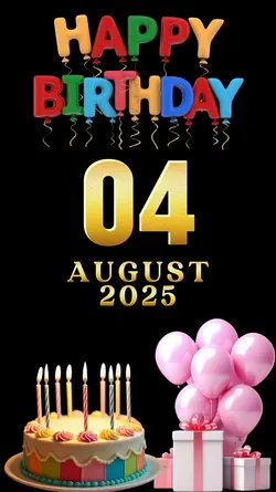 Birthday 4 August