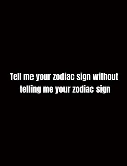 Zodiac sign 