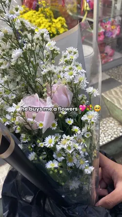 he buys me aflowers