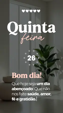 Quinta-feira | 26.07