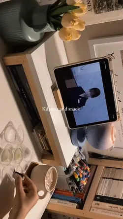 kdrama and snack 