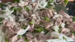 Atún con  pimentón 