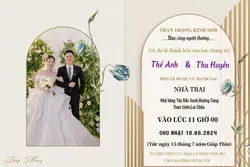Mẫu thiệp cưới