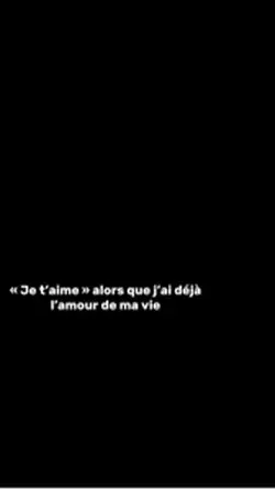 L’amour de ma vie 