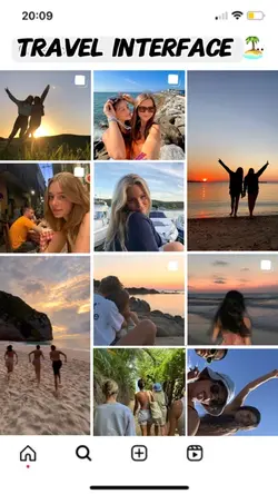 Travel Interface 🏝️