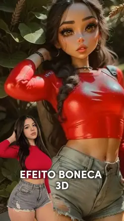 boneca 3d ia