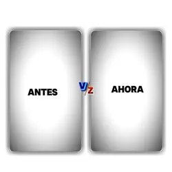 antes y después,