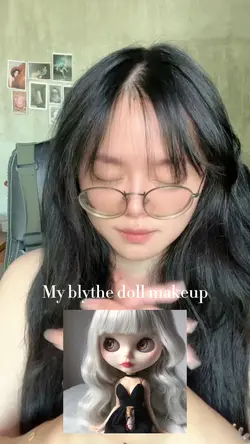 blythe doll makeup
