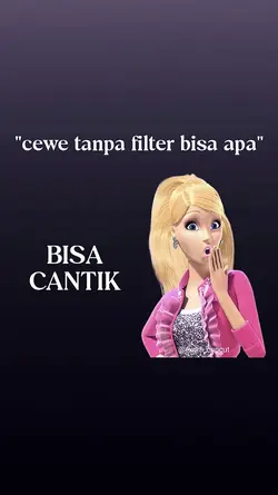 cewe tanpa filter
