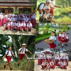 hari pertama sekolah