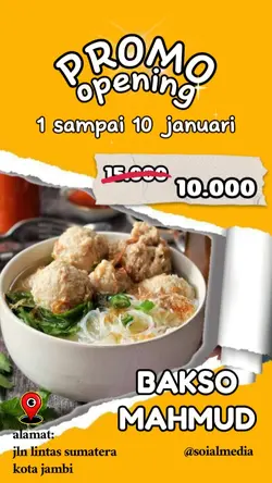 poster bakso