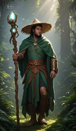 male forest shaman