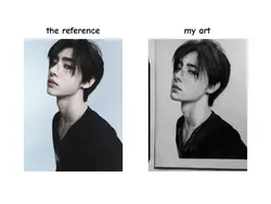 reference vs my art