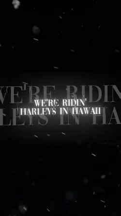 HARLEYS IN HAWAII