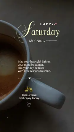 Happy Saturday 🌼