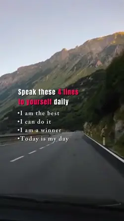 4 lines to your self