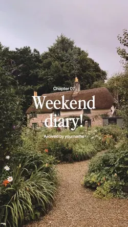 weekend diary 