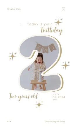 two years old