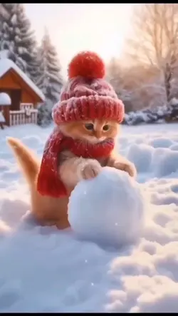 Cat christmas 