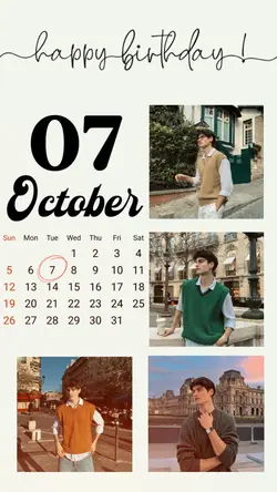 BIRTHDAY 7 OCTOBER